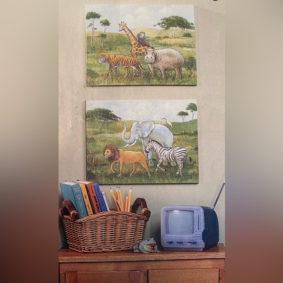 WILDLIFE SAFARI CANVASES set/2 - Picture 4 of 4